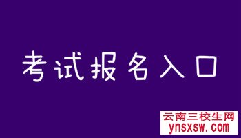 云南省三校生报名入口